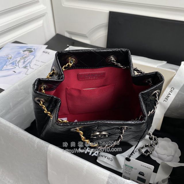 Chanel女包 香奈兒專櫃最新款Gabrielle流浪背包  Chanel金銀鏈條復古背包 94485  djc4337